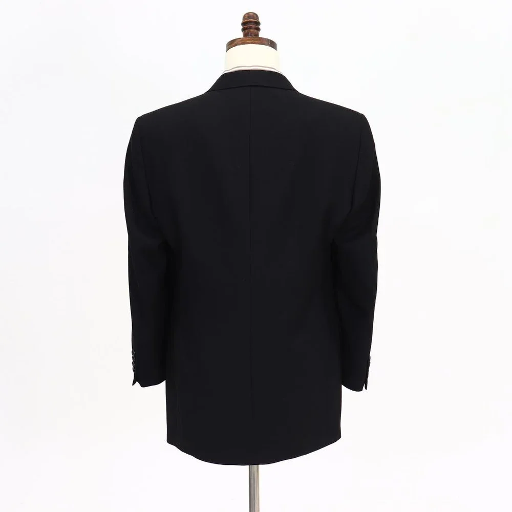 Ted Baker 39R Black Solid 3-Button Sport Coat Blazer Jacket V264 - Picture 7 of 11